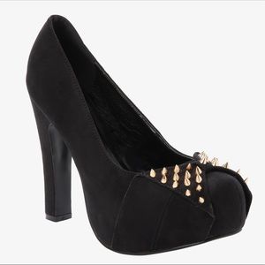 Black spiky Torrid Heels